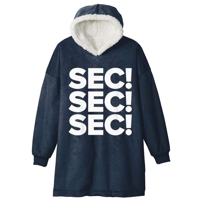 Sec Champs 2024 Baseball Hooded Wearable Blanket