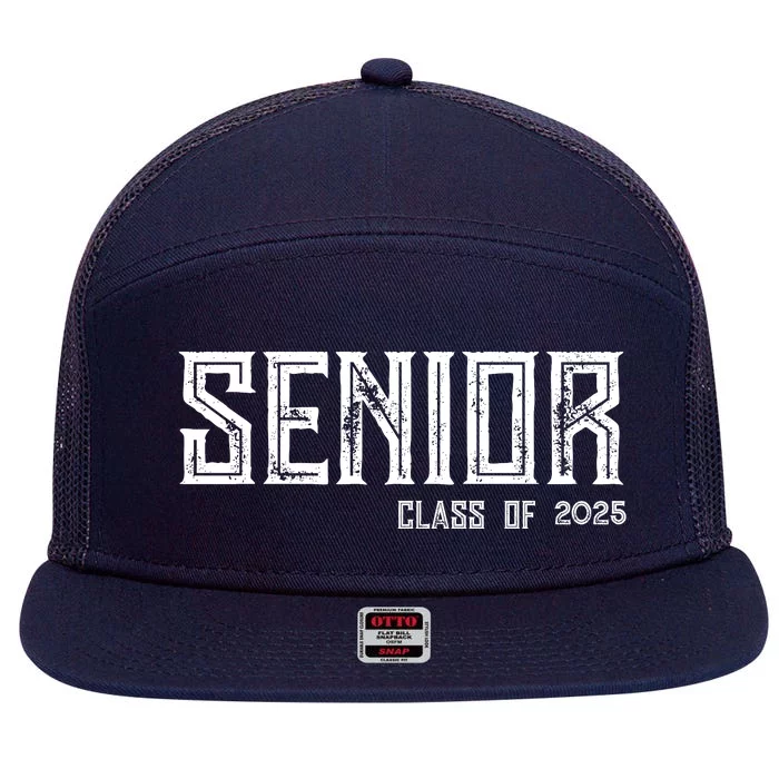 Senior Class 2025 7 Panel Mesh Trucker Snapback Hat