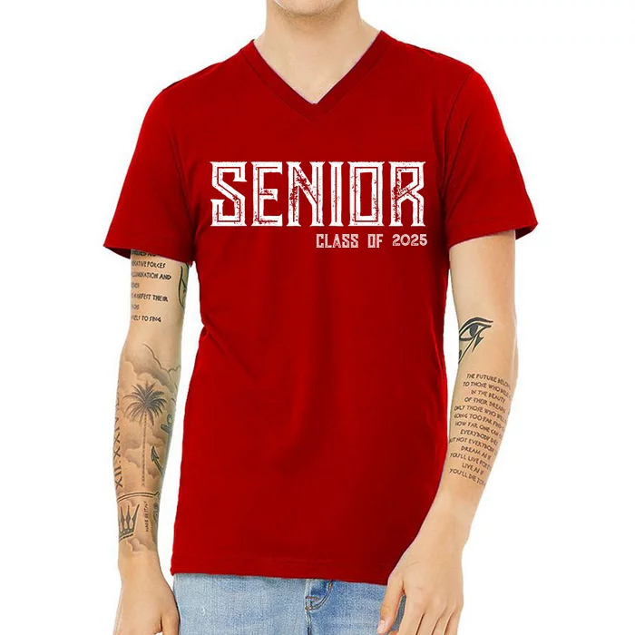 Senior Class 2025 V-Neck T-Shirt