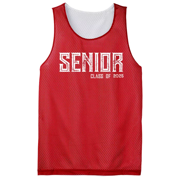 Senior Class 2025 Mesh Reversible Basketball Jersey Tank