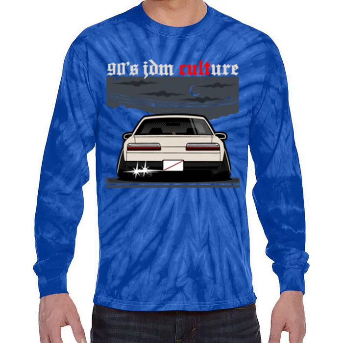 S13 Car 2side Graphic Gift Tie-Dye Long Sleeve Shirt