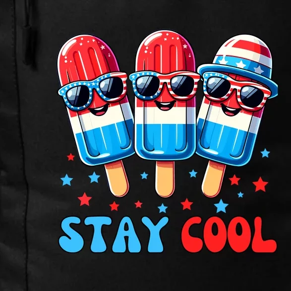 Stay Cool 4th July Popsicle Boy Usa Flag American Daily Commute Backpack