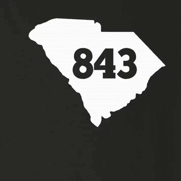 South Carolina 843 Area Code Toddler Long Sleeve Shirt