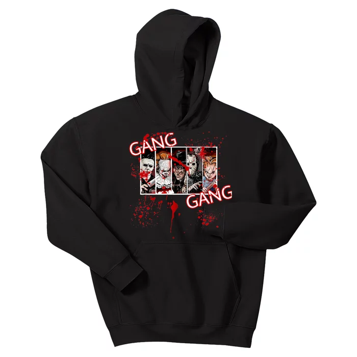 Scary Classic 90s Movie Gear For Halloween & Movie Buffs Kids Hoodie