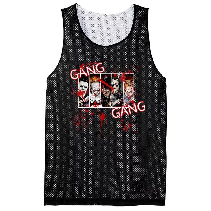 Scary Classic 90s Movie Gear For Halloween & Movie Buffs Mesh Reversible Basketball Jersey Tank