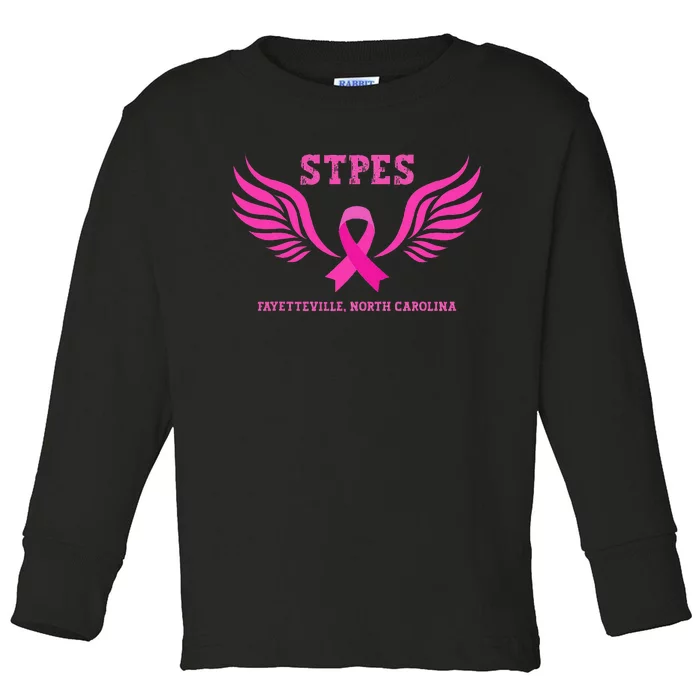 STPES Cancer Awareness Mrs Robinson 2 Toddler Long Sleeve Shirt