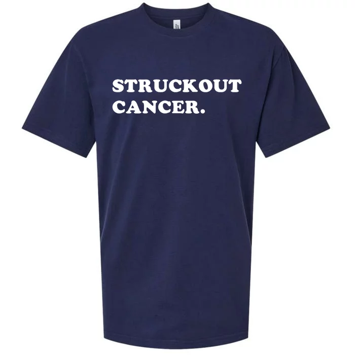 Struckout Cancer Awareness Walk Baseball For Men Women Sueded Cloud Jersey T-Shirt