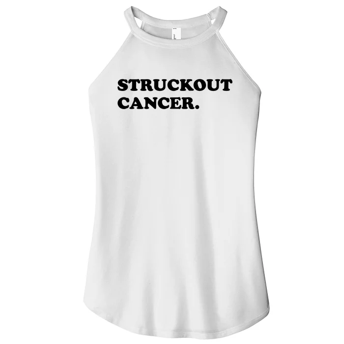 Struckout Cancer Awareness Walk Baseball For Men Women Women’s Perfect Tri Rocker Tank