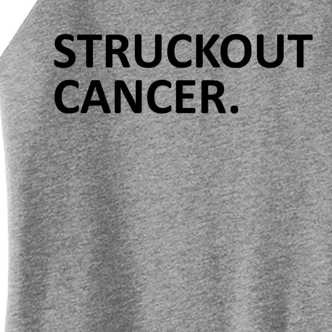 Struckout Cancer Awareness Walk Baseball For Men Women Women’s Perfect Tri Rocker Tank