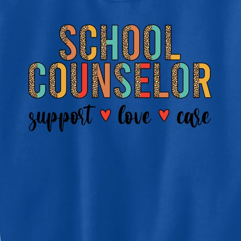 School Counselor Appreciation School Counseling Week Gift Kids Sweatshirt