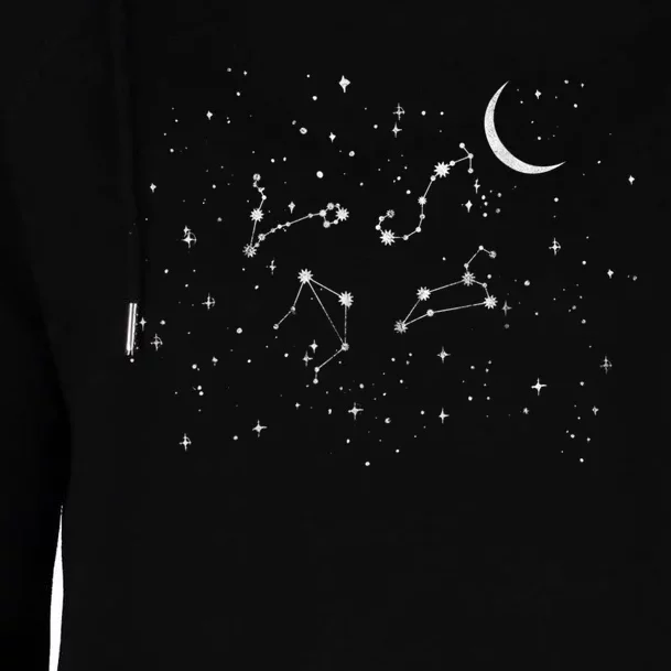 Stargazing Constellation Astronomy Lover Womens Funnel Neck Pullover Hood