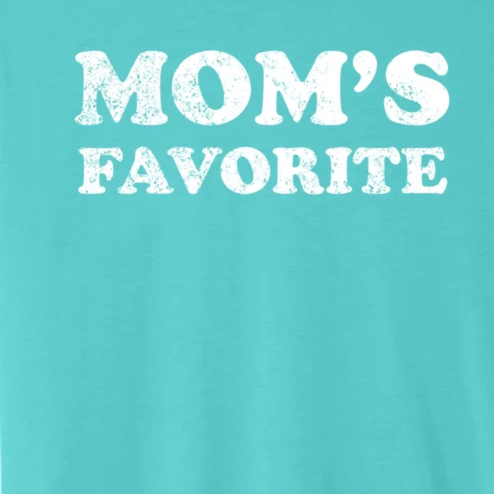 Simple Clean Awesome Retro Distressed Moms Favorite Gift ChromaSoft Performance T-Shirt