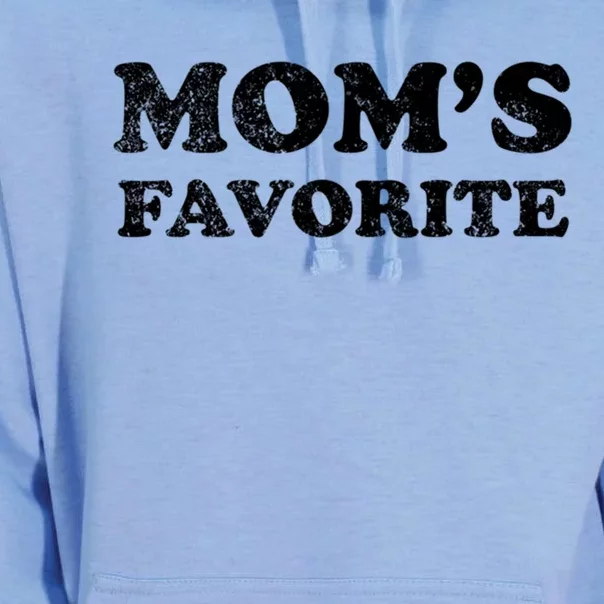 Simple Clean Awesome Retro Distressed Moms Favorite Gift Unisex Surf Hoodie