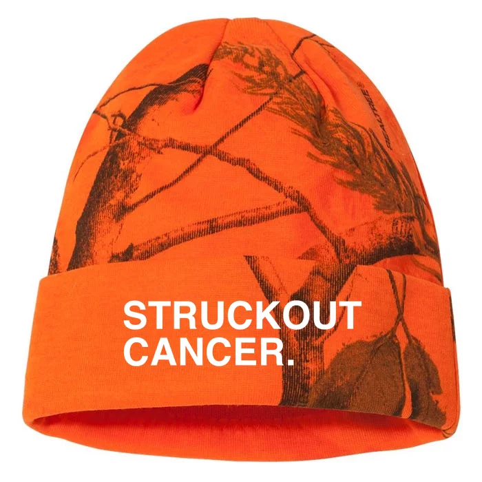 Struckout Cancer Awareness Walk Baseball For Men Women Kati - 12in Camo Beanie