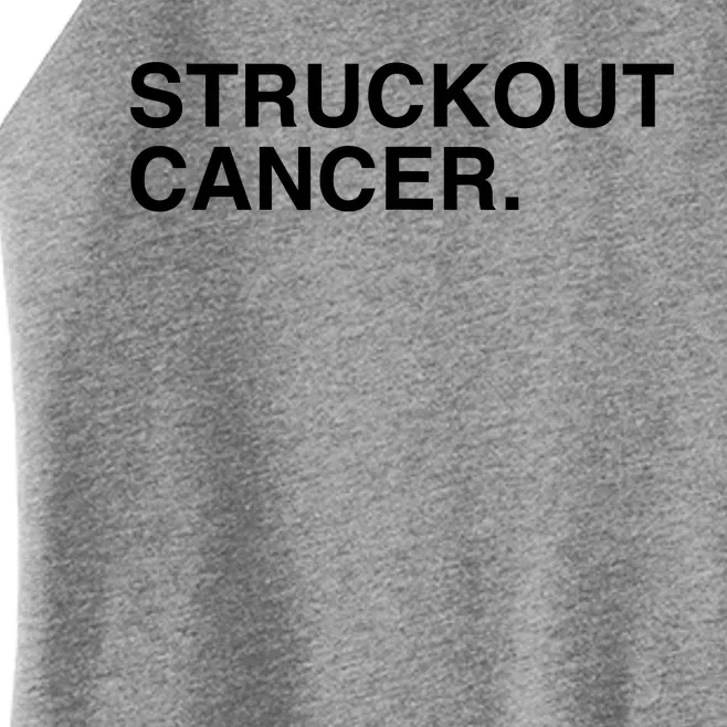 Struckout Cancer Awareness Walk Baseball For Men Women Women’s Perfect Tri Rocker Tank