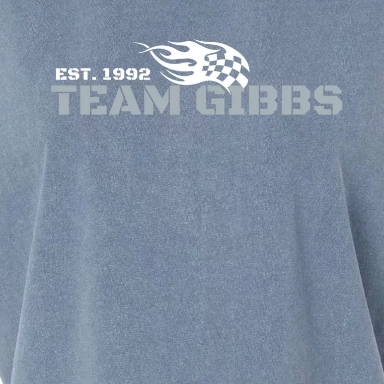 Stock Car Auto Racing Team Gibbs Est 1992 Novelty Athletic Gift Garment-Dyed Women's Muscle Tee