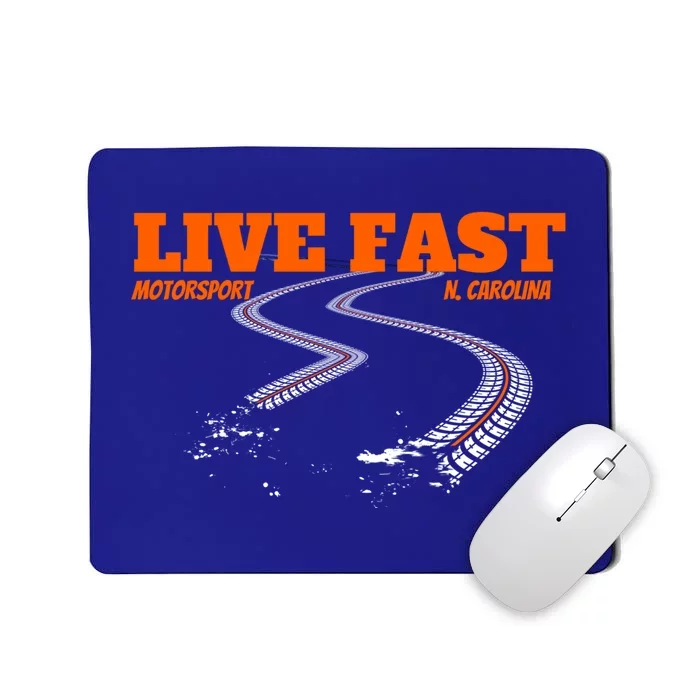 Stock Car Auto Racing Team Live Fast Novelty Athletic Meaningful Gift Mousepad