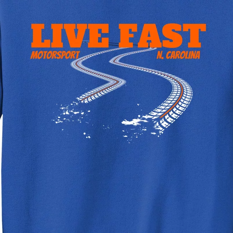 Stock Car Auto Racing Team Live Fast Novelty Athletic Meaningful Gift Tall Sweatshirt