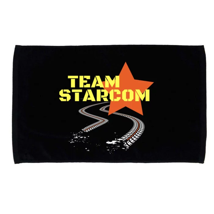 Stock Car Auto Racing Team Starcom Novelty Great Gift Microfiber Hand Towel