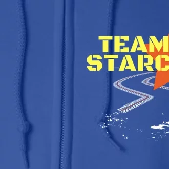 Stock Car Auto Racing Team Starcom Novelty Great Gift Full Zip Hoodie