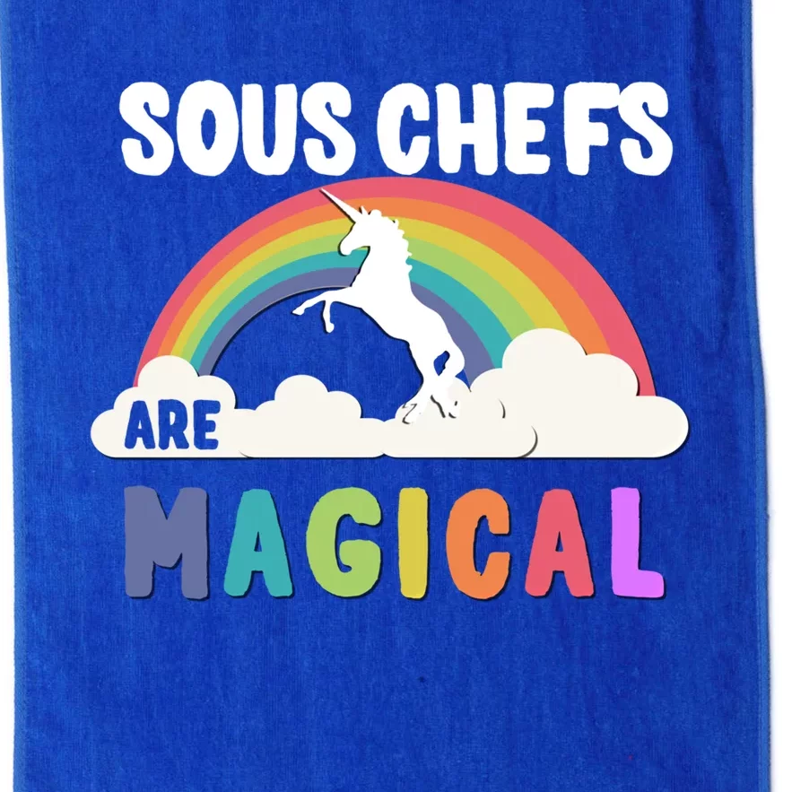 Sous Chefs Are Magical Gift Platinum Collection Golf Towel