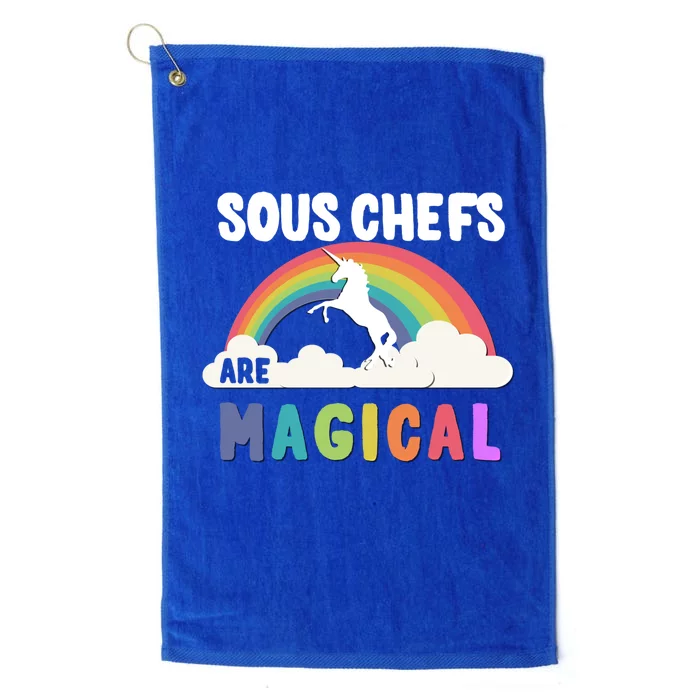 Sous Chefs Are Magical Gift Platinum Collection Golf Towel