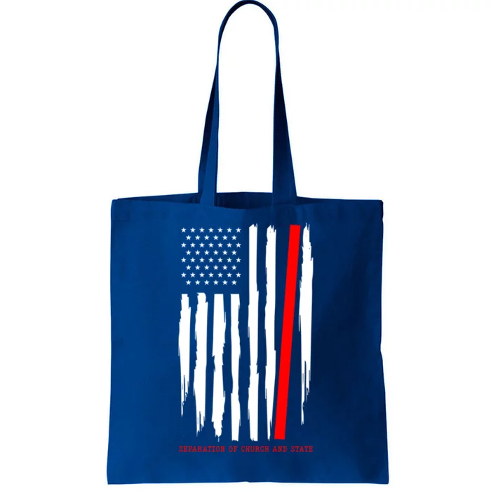 Seperate Church And State Again Political Awareness Us Flag Cool Gift Tote Bag