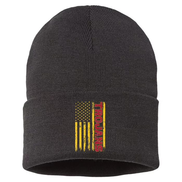 Southern California America Flag Sustainable Knit Beanie