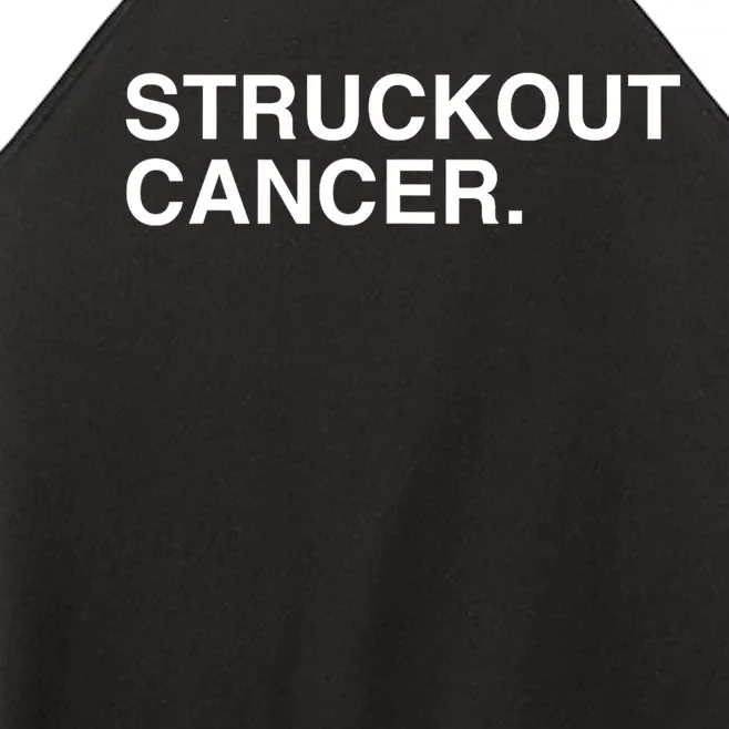 Struckout Cancer Awareness Walk Baseball For Men Women Women’s Perfect Tri Rocker Tank