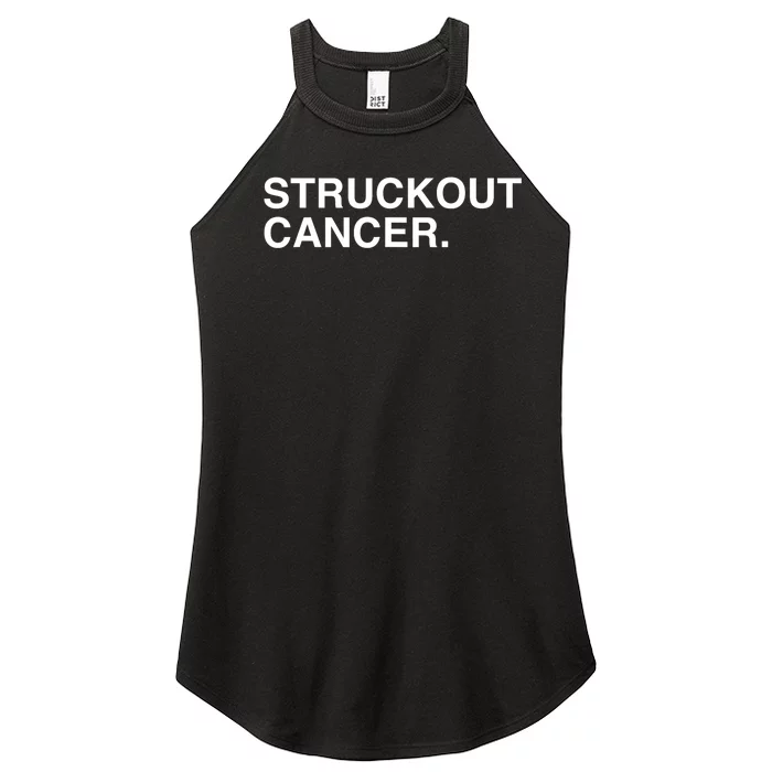 Struckout Cancer Awareness Walk Baseball For Men Women Women’s Perfect Tri Rocker Tank