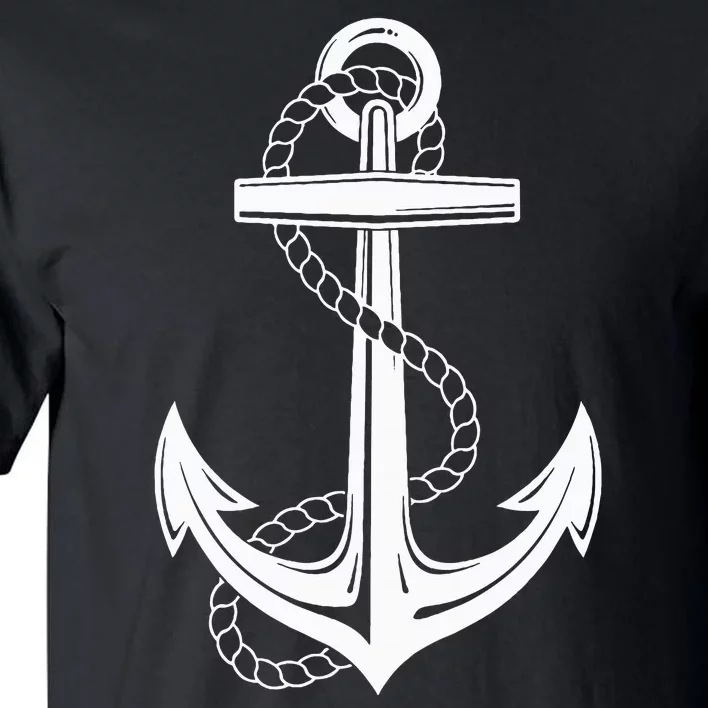 Sailor Costume Anchor Captain Sailing Children Tall T-Shirt