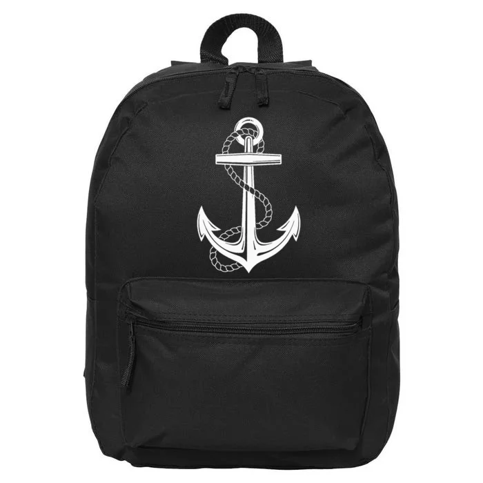 Sailor Costume Anchor Captain Sailing Children 16 in Basic Backpack