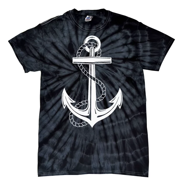 Sailor Costume Anchor Captain Sailing Children Tie-Dye T-Shirt