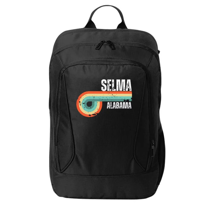 Selma City Alabama State Vintage Retro Souvenir City Backpack