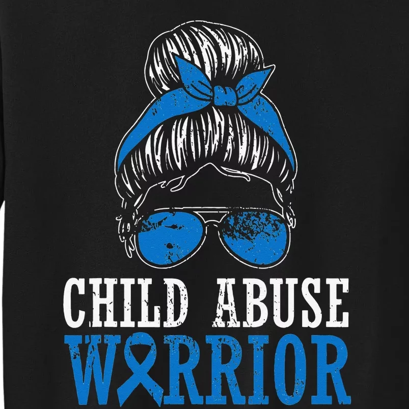 Stop Child Abuse Awareness Support Tall Sweatshirt