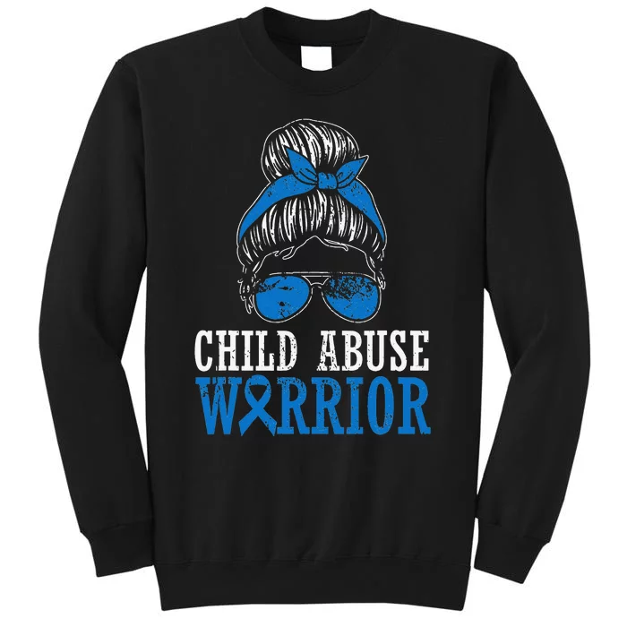 Stop Child Abuse Awareness Support Tall Sweatshirt