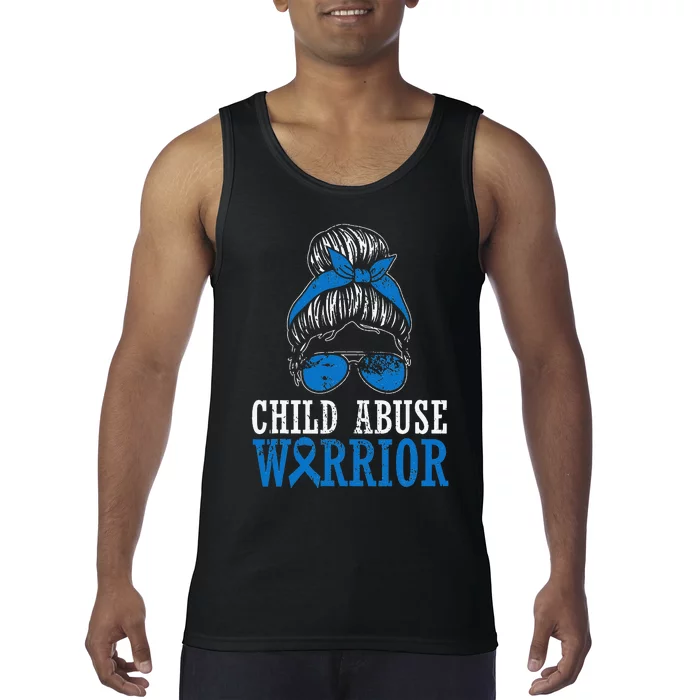 Stop Child Abuse Awareness Support Tank Top