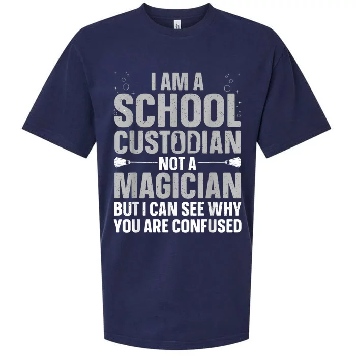 School Custodian Art For Custodian Appreciation Sueded Cloud Jersey T-Shirt