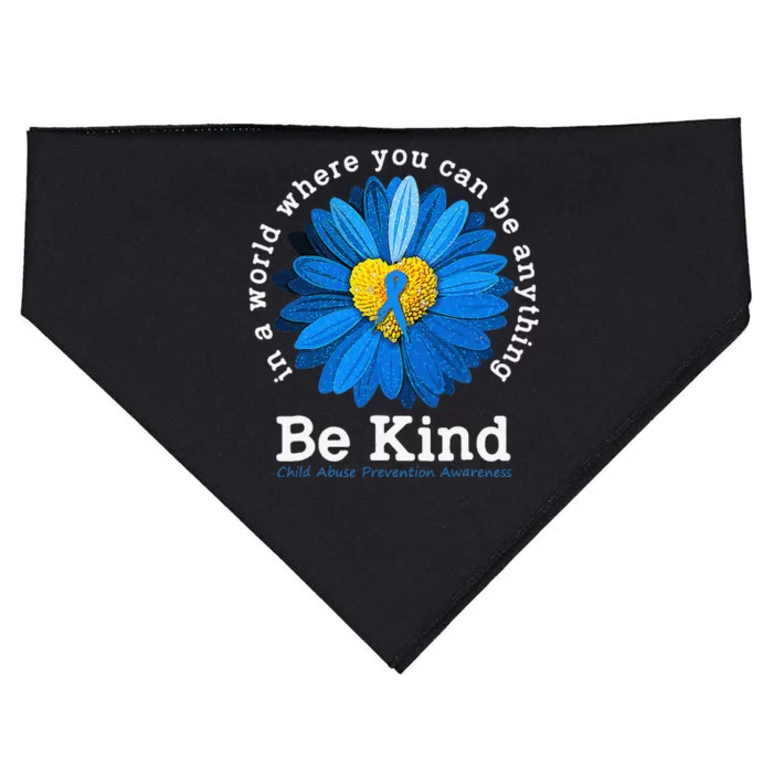 Stop Child Abuse Child Abuse Awareness Prevention USA-Made Doggie Bandana