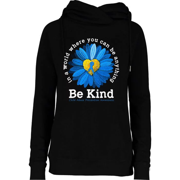 Stop Child Abuse Child Abuse Awareness Prevention Womens Funnel Neck Pullover Hood