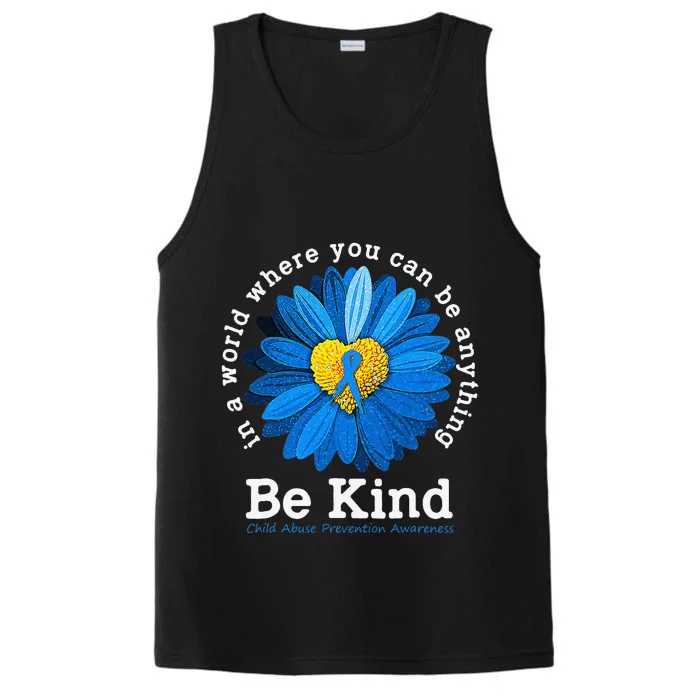 Stop Child Abuse Child Abuse Awareness Prevention Performance Tank