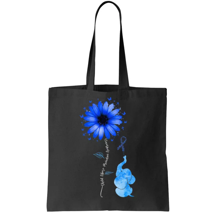 Stop Child Abuse Prevention Awareness Month Tote Bag