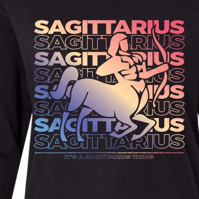 Sagittarius Centaur Archer Zodiac Esoteric Astrology Gift Womens Cotton Relaxed Long Sleeve T-Shirt