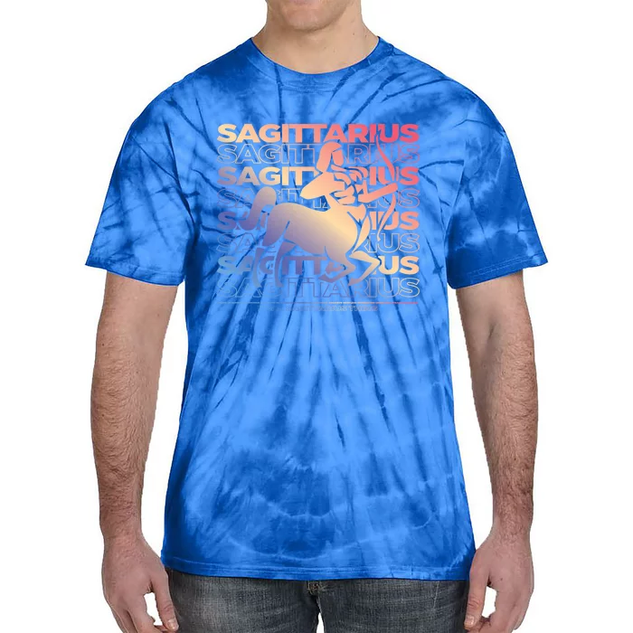 Sagittarius Centaur Archer Zodiac Esoteric Astrology Gift Tie-Dye T-Shirt