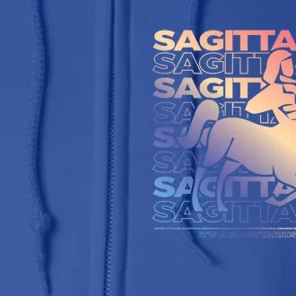 Sagittarius Centaur Archer Zodiac Esoteric Astrology Gift Full Zip Hoodie