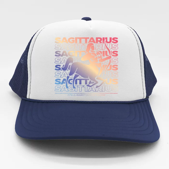 Sagittarius Centaur Archer Zodiac Esoteric Astrology Gift Trucker Hat