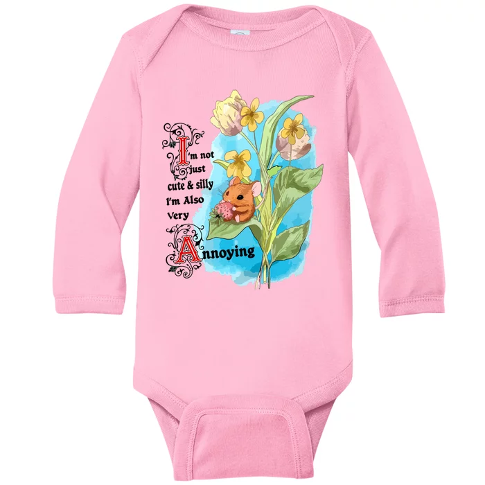 Silly Cute And Annoying Baby Long Sleeve Bodysuit