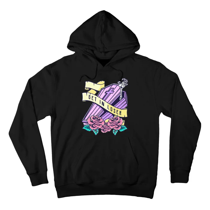 Spooky Coffin Aesthetic for Halloween Lovers Hoodie