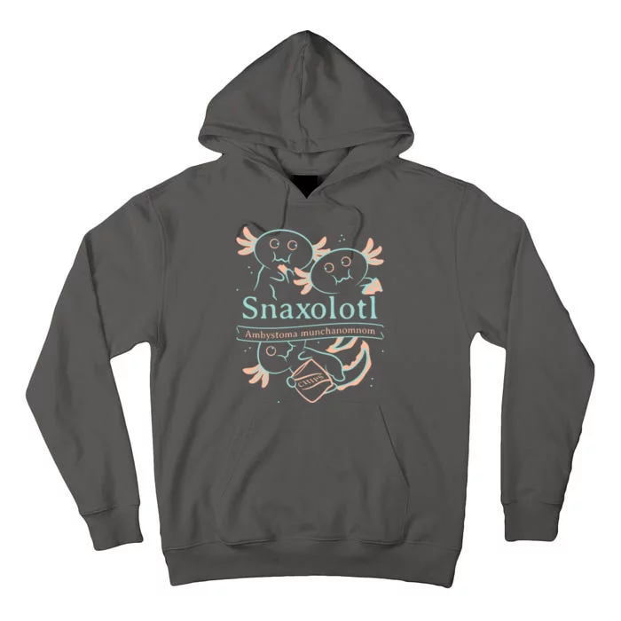 Snaxolotl Cute Axolotl Chips Tall Hoodie