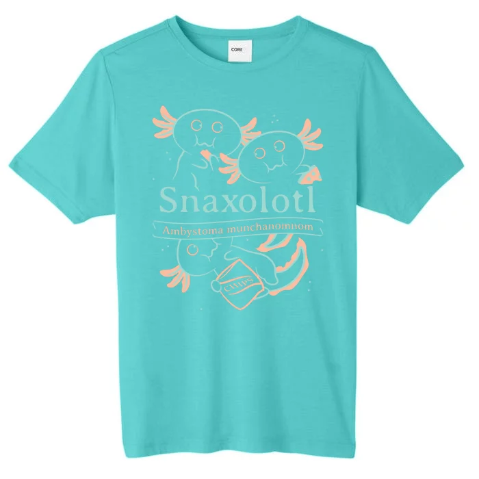 Snaxolotl Cute Axolotl Chips ChromaSoft Performance T-Shirt